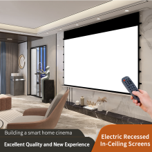 Remotely controlled Electric In-Ceiling Screens
