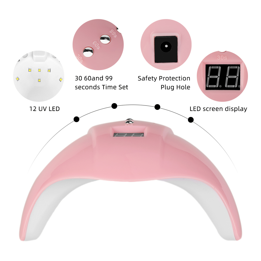 Nail Lamp Uv Led Ongles Materiel Professionnelle Lampe Dryer Nail Lampa Lampa Manicure Gel Secador De Unha Fornetto Unghie Led