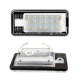 2Pcs/Pair 18 LED 6500K License Number Plate Light Lamp Vehicle Car Light For A3 S3 A4 S4 A6 C6 A8 S8 Q7 Car Styling Accessories