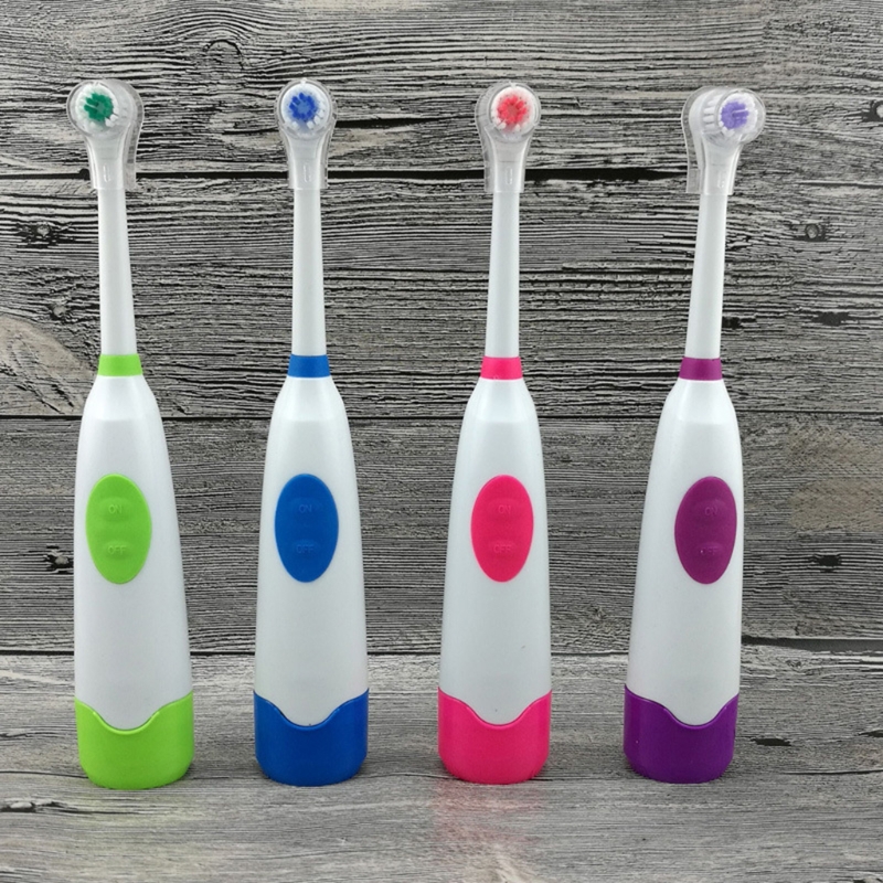 Teeth Whitening Rotating Child Electric Toothbrush With Waterproof Brush Head Replace Mar28