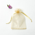 50Pcs Organza Bag Jewelry Packaging Gift Candy Wedding Party Goodie Packing Favors Pouches Drawable Bags Present Sweets Pouches