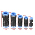 10Pcs Air Pneumatic OD 1/4 Inch Straight Union Push to Connect Fitting 4mm-12mm For Air Water Hose Plastic Pneumatic Parts