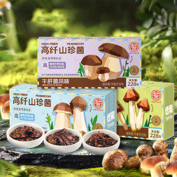 High-Fiber Wild Edible Fungi