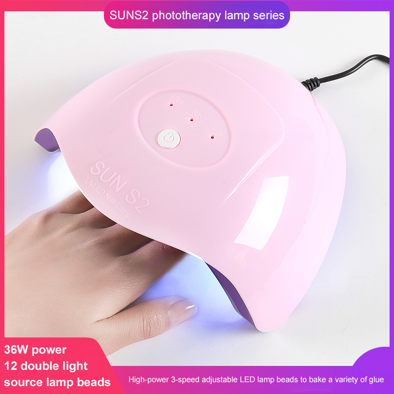 36W LED UV Nail Polish Light Curing Light Quick Drying Baking Light Nail Dryers Nails Gel Polish Dryer Nail Art Manicure Tools