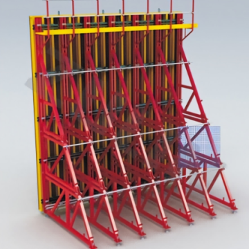 High Stiffness Single Side Diaphragm Wall Casting System
