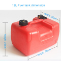 12L/24L Boat Yacht Engine Marine Outboard Fuel Tank Oil Box Thicken Red Portable Anti-static Corrosion-resistant