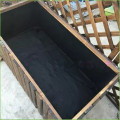 Green roofs insulated roof garden vegetable planting equipment build drainage board boxes, with a non-woven geotextile