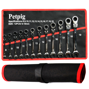 Key Wrench Set Car Repair Set Wrenches Universal Key Ratchet Spanners Wrench Sets Hand Tools Ratchet wrench Set