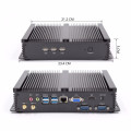 2018 Eglobal Fanless Mini Pc Industrial Computer i5 7200U 4K Ultra HD 3D Blu Ray Windows10 USB 3.0 Minipc Linux 2*RS232 Com