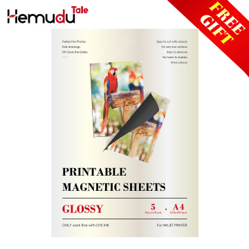 A4 Matte Magnetic Inkjet Sticker Photo Paper for Inkjet Printer