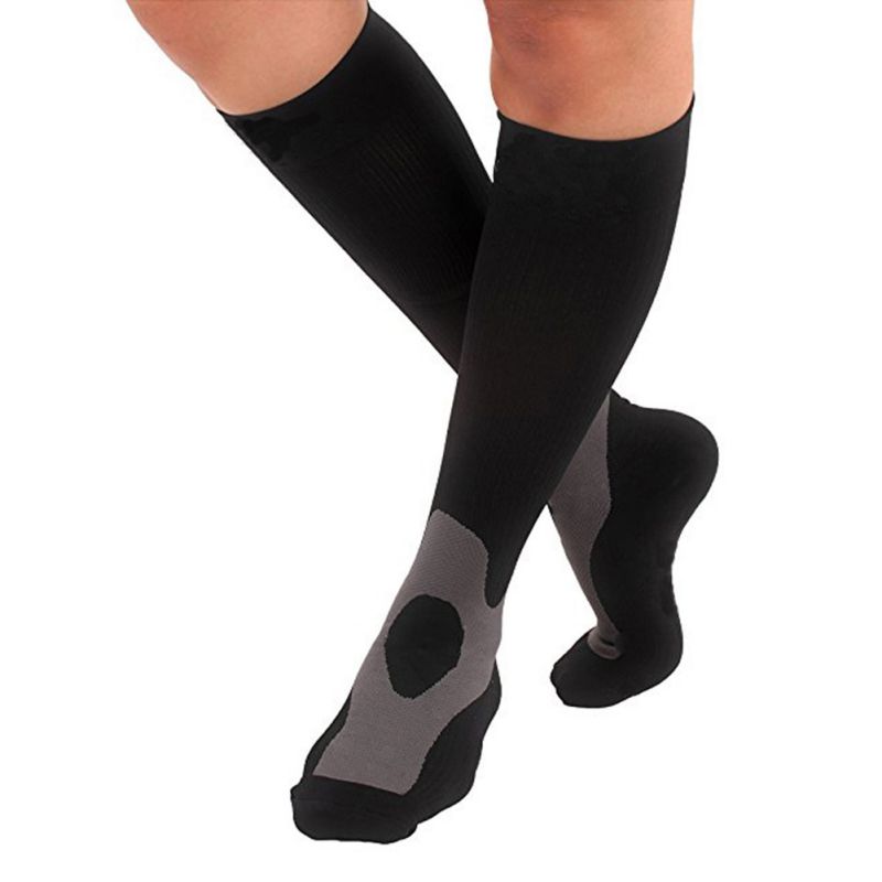 Man Woman Compression Stockings Comfortable Relief Soft Leg Support Stretch Breathable Stockings