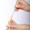 10Pcs/Set 8inch Bamboo Straw Reusable Drinking Straws with Case + Clean Brush Eco-friendly Natural Organic Bamboo Straw