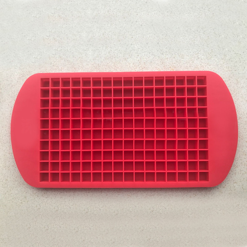 23x12x1.3cm 160 Grids Silicone Ice Cubes Frozen Mini Food Grade Ice Tray Fruit Maker Bar Party Pudding Tool Kitchen Accessories