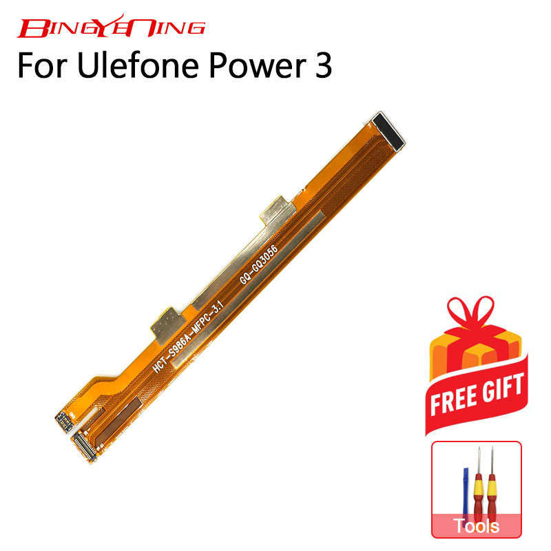 BingYeNing New Original For Ulefone Power 3/Power 3s Main Ribbon Flex Cable FPC Accessories Repair Main Board