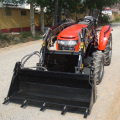 4x4 Compact Lawn Tractor with Mini Front Loader and Backhoe