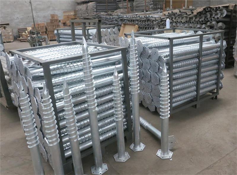 silver galvanized ground screw silver galvanized ground screw