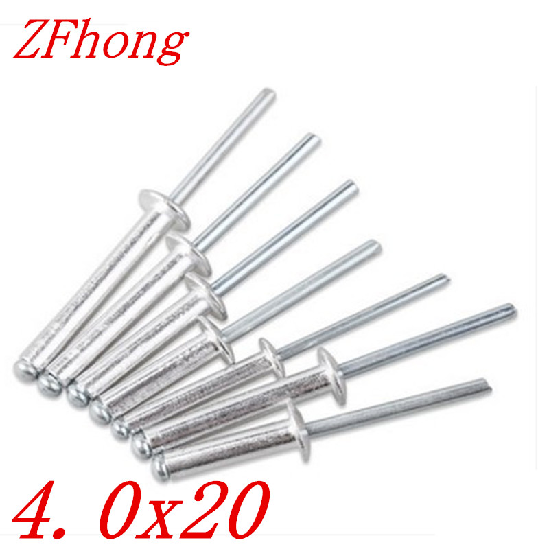 20pcs m4*20 4mm aluminum pop rivet blind rivet