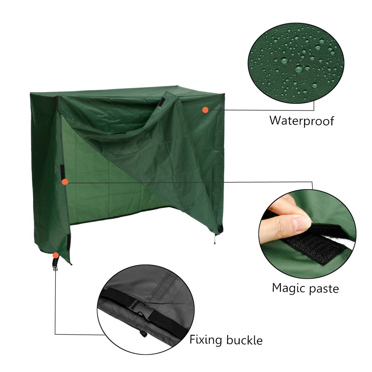 Garden Furniture Covers Waterproof Patio Swing Dustproof For Outdoors Garden Protective Case