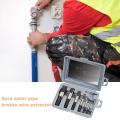 8pcs Damaged Faucet Triangle Valve Bolt Stud Stripped Remover Broken Screw Extractor Drill Bits Set Plumbing Hand Tool Sets