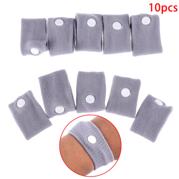 10Pcs Anti Nausea Wristbands Wrist Support Sports Safety Wristbands Carsickness Seasick Anti Motion Sickness Wrist Bands Gates