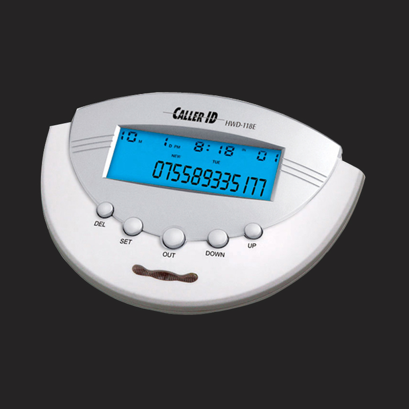 Caller ID display equipment for landline phone fixed telephone home house office