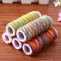 5pcs Rainbow Color Sewing Thread Hand Quilting Embroidery Sewing Threads Hand Stitching Polyester Fiber Sewing Threads Tool