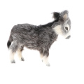 Lifelike Small Burro Model, Kids Faux Fur Animal Toy, Handicraft Collections, Home Ornament