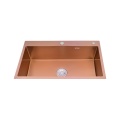 Stainless Rose gold Undermount Sinks Set Kitchen Small Sink Balcony Household Small Sink Single Slot Kitchen Sink