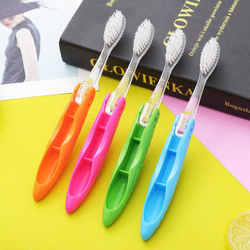 Foldable Toothbrush Travel Camping Hiking Folding Tooth Brushes Hotel Disposable Teeth Outdoor Cleaning