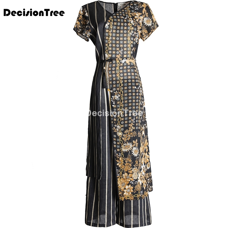 2021 aodai vietnam dress for women traditional clothing ao dai dress oriental cheongsam ethnic style costume floral aodai set