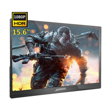 JOHNWILL New Upgrade 15.6 Inch Portable HD Display HDR 1080P FHD Gaming Monitor PC IPS HDMI Type C PS4 Monitor for Xbox Switch