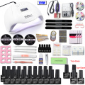 30/20pcs Gel Nail Set 120/54W UV Lamp Nail Dryer For Manicure Gel Electric Nail Drill For Nail Art Cutter Tools