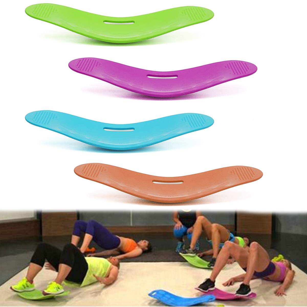 ABS Twisting Fitness Balance Board Simple Core Workout Yoga Twister Training Abdominal Muscles Legs Balance Pad Prancha Fitness