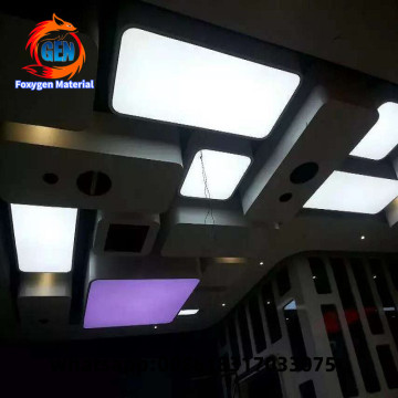 Heat Insulation Function PVC material ceiling tiles 3d effect designs stretch ceiling film