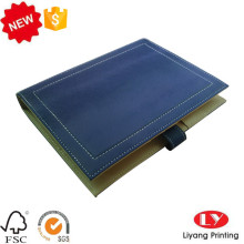 Leather Cover Office Notebook With Magnet