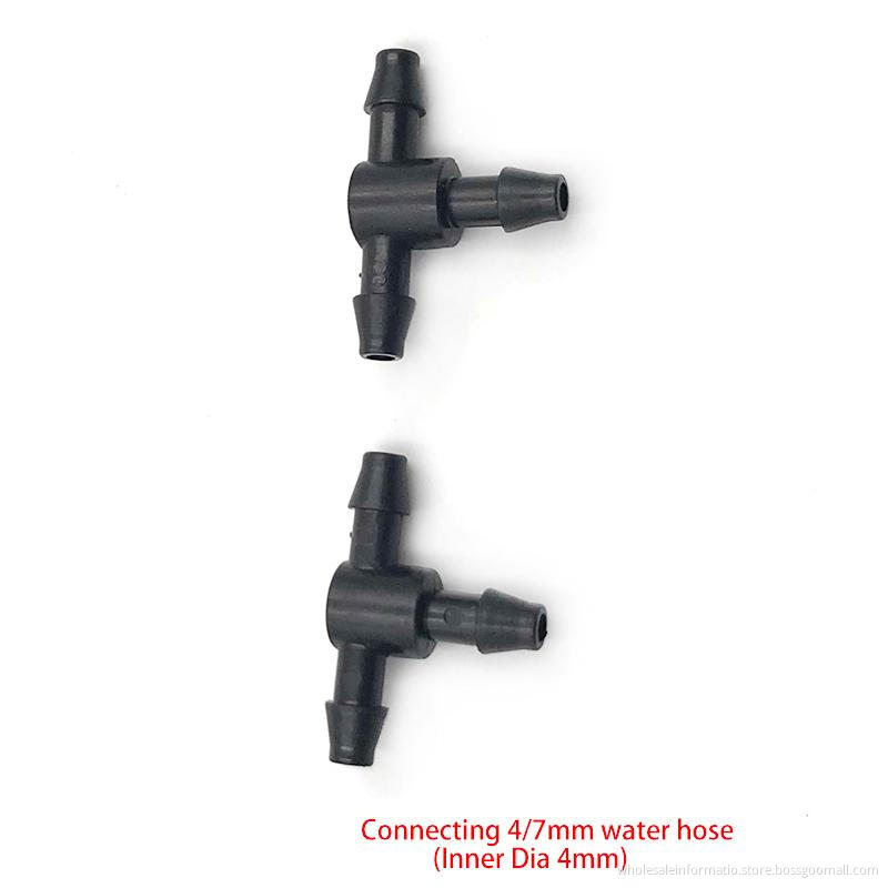 Watering Equipments 10PCS Dripper Agricultural Irrigation Tee Connector Joint Drip Greenhouse Garden Tools Repair Fitting