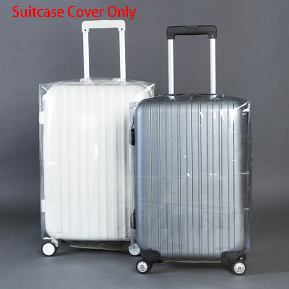 Travel Waterproof Suitcase Cover Transparent Luggage Cover PVC Thickening Size 20/22/24/26/28 Dustproof Protective Cover