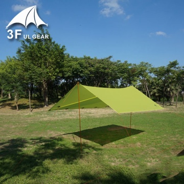 3F UL Grear 15D Silicone Coating Sun Shelter Waterproof Camping Hiking Outdoor Anti-UV Beach Tent 16 Points 3 Size