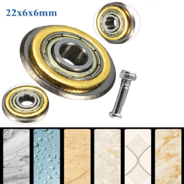 Tungsten Carbide Rotary Bearing Wheel Tile Ceramic Replacement For Cutting Machine Cutter Spare Accessories 22*6*6mm