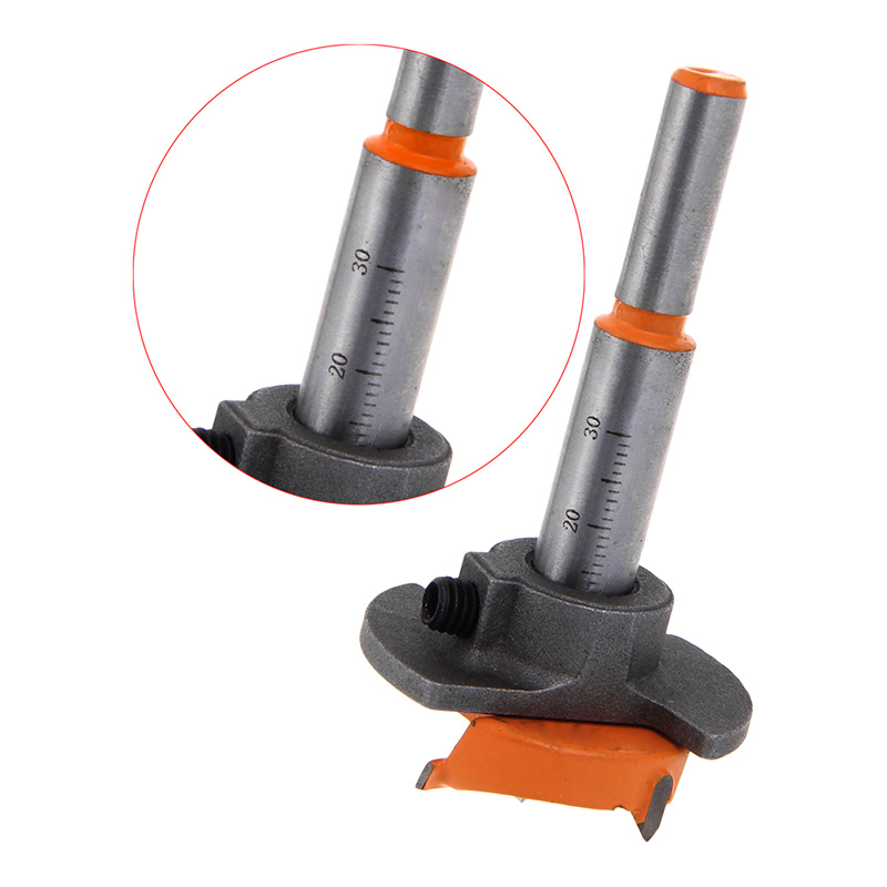 Cemented Carbide 35mm Hole Saw Woodworking Core Drill Bit Hinge Cutter Boring Bit Tipped Drilling Tool