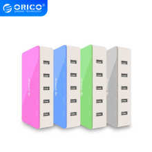 ORICO 5 Port Desktop USB Charger Travel Charger Adapter Fast Charging For Smartphone 4 Colors Intelligent Charger Power Socket