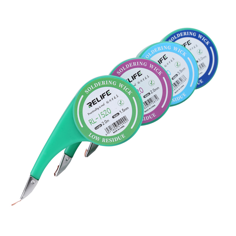 Desoldering Braid Welding Solder Remover Wick Wire 1.5mm 2mm 2.5mm 3mm 3.5mm Width 2.0M Length BGA Soldering Repair Tool