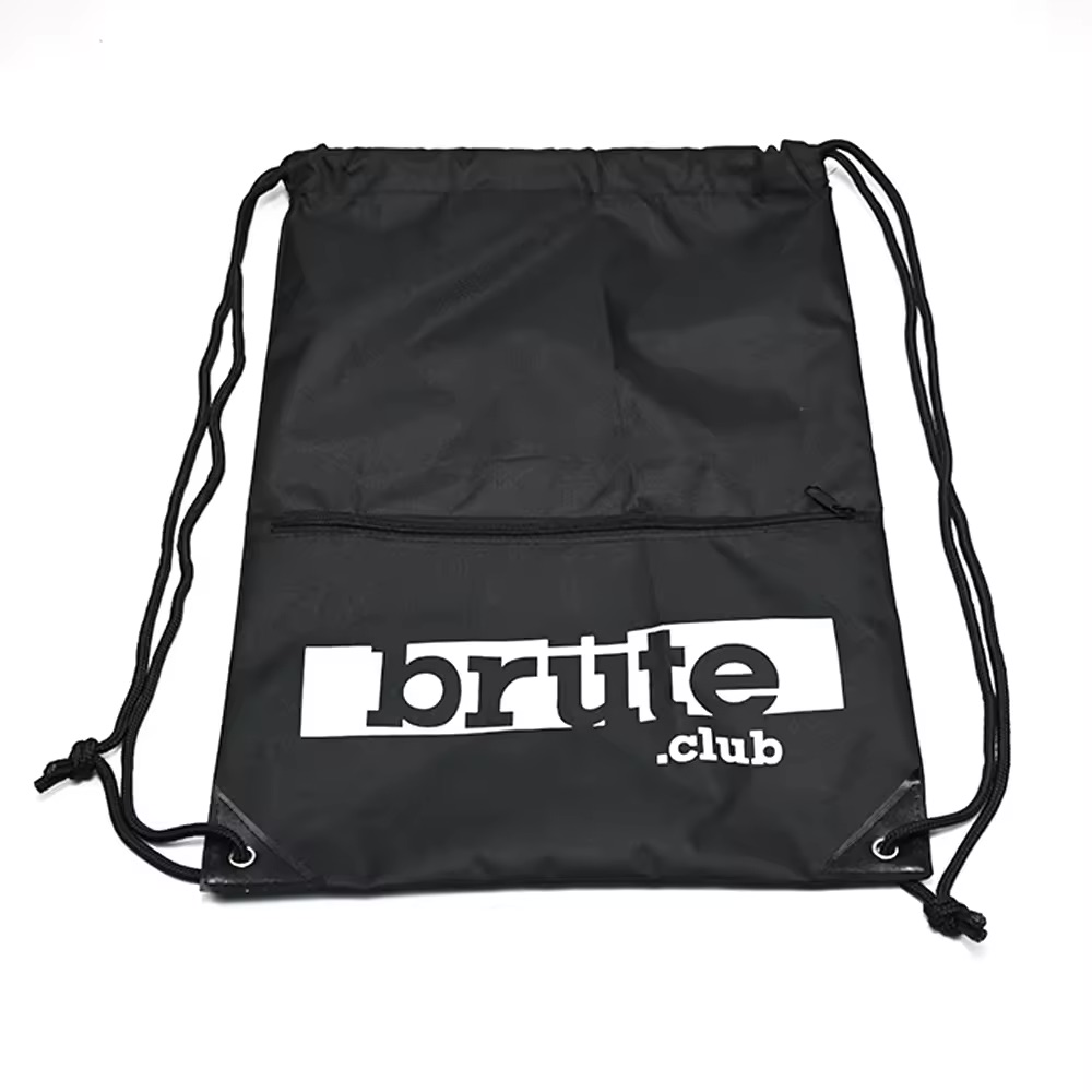 promotional nylon drawstring backpack