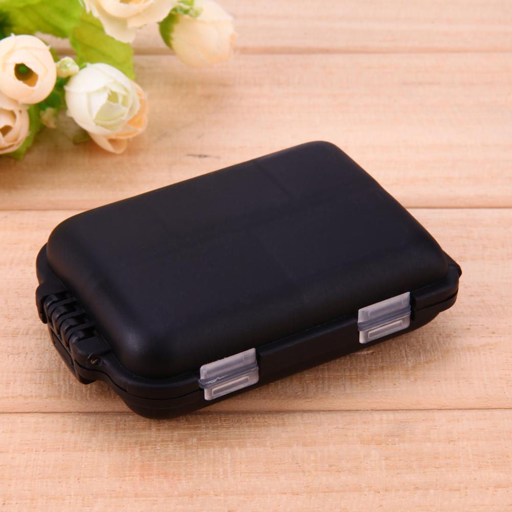 10 Compartments Medicine Pill Storage Case Box Weekly Medicine Case Plastic Fishing Lure Spoon Hook Bait Tackle Box Fishhook Box