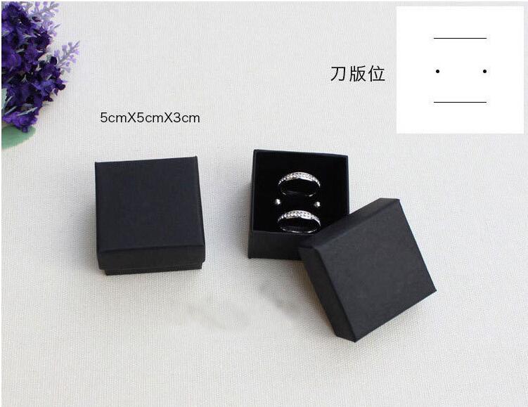 SMJEL Black Earrings Box Pack for the Jewelry Velvet Bag Gift Boxes Packaging the Jewelrys as Gifts to Friend