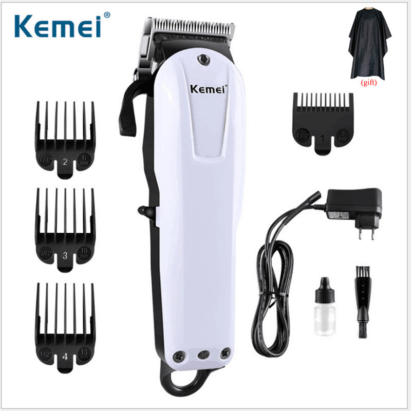 Kemei 100-240V professional hair clipper electric hair trimmer powerful hair shaving machine hair cutting beard electric razor
