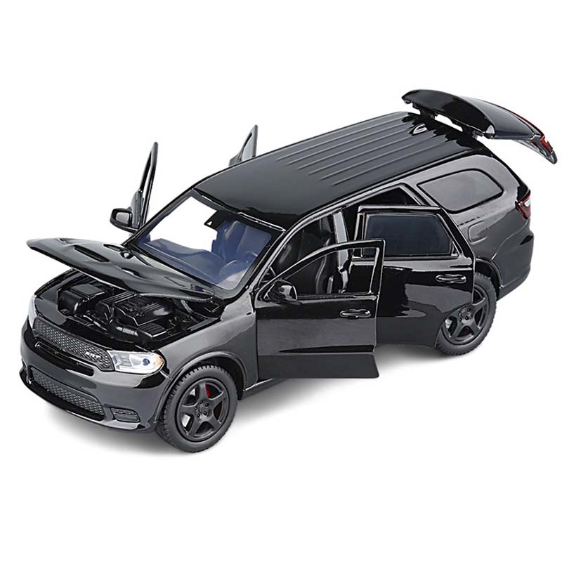 1/32 Alloy Die Cast Durango SRT SUV Off Road Model Toy Car Simulation Steering Shock Absorber Sound Light Off-road Toys Vehicle