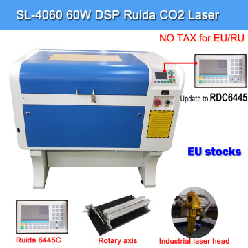Ruida 6445 4060 intelligent laser engraving machine 60w laser engraving cutting machine for Plywood/Acrylic/Wood/Leather