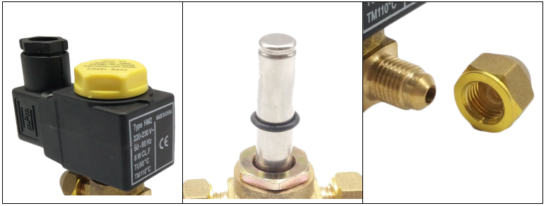 1/4 Inch SAE 1020/2A6 Castel Type Electric Magnetic Valve