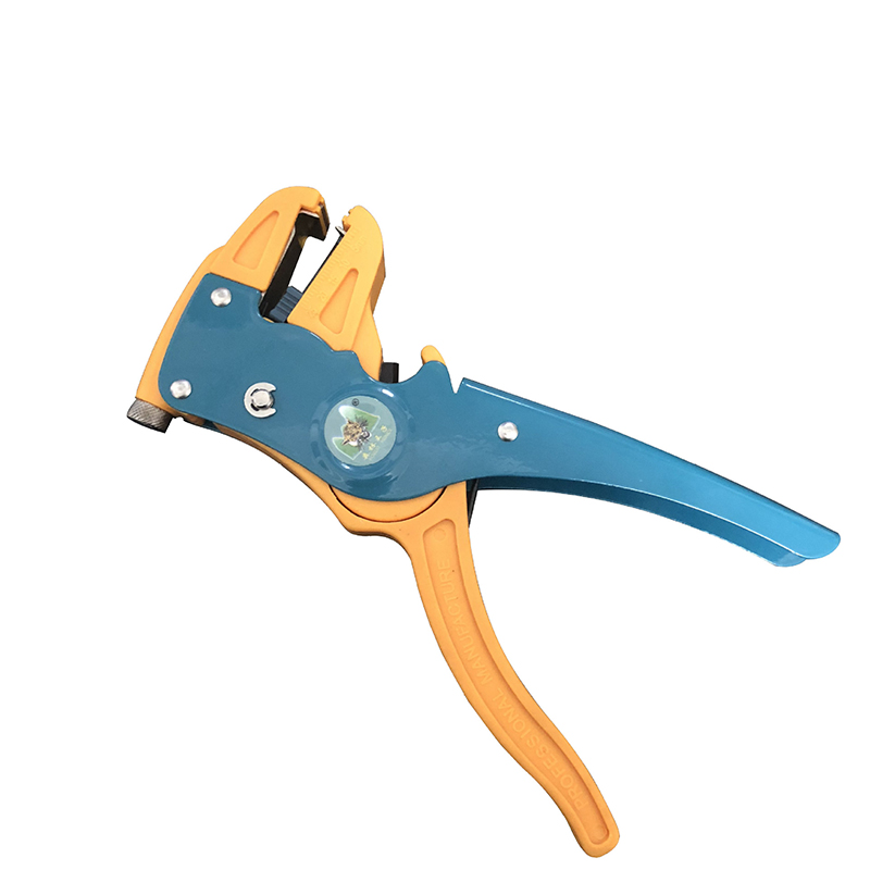 Hs-700d Duck-billed Stripper Forceps Self-adjusting Insulation Wire Stripper Cutter Hand Crimping Tool Decrustation Pliers Bent